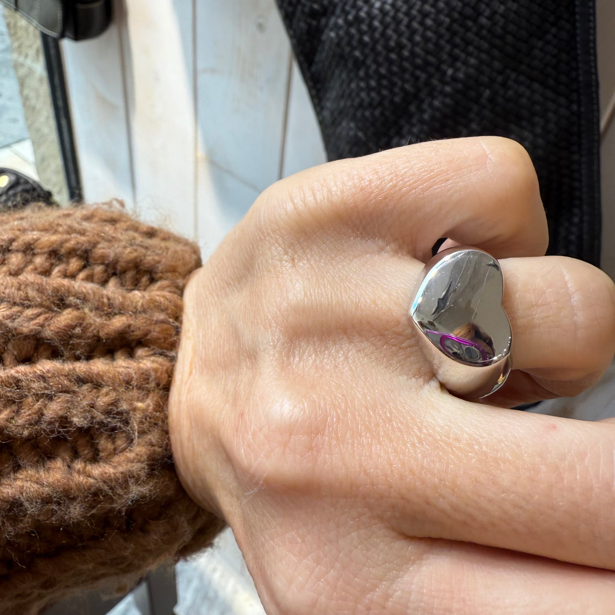 Anello Cuore Argento 925