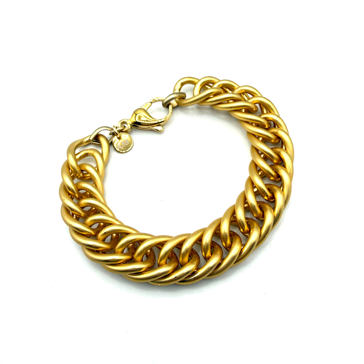 Bracciale Grumetta Spina di pesce Oro opaco