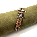 Bracciale Bitta in pelle neutro