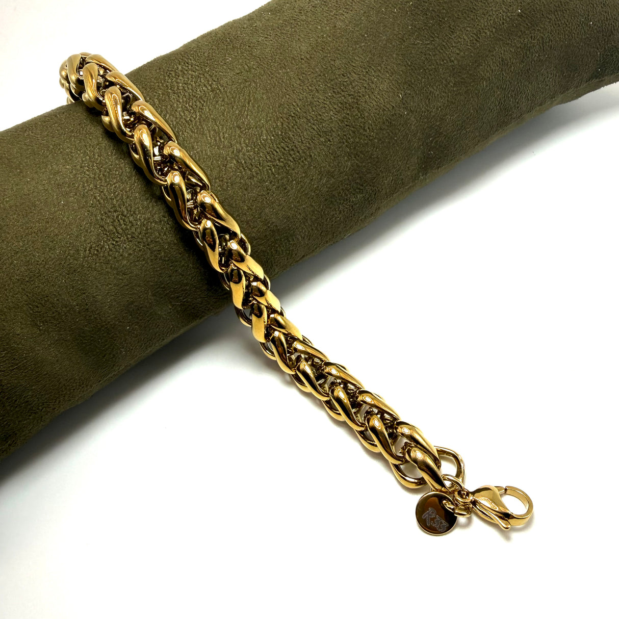Bracciale Spiga Big Gold Acciaio inossidabile