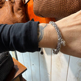 Bracciale Bizantina con Pumino Argento925