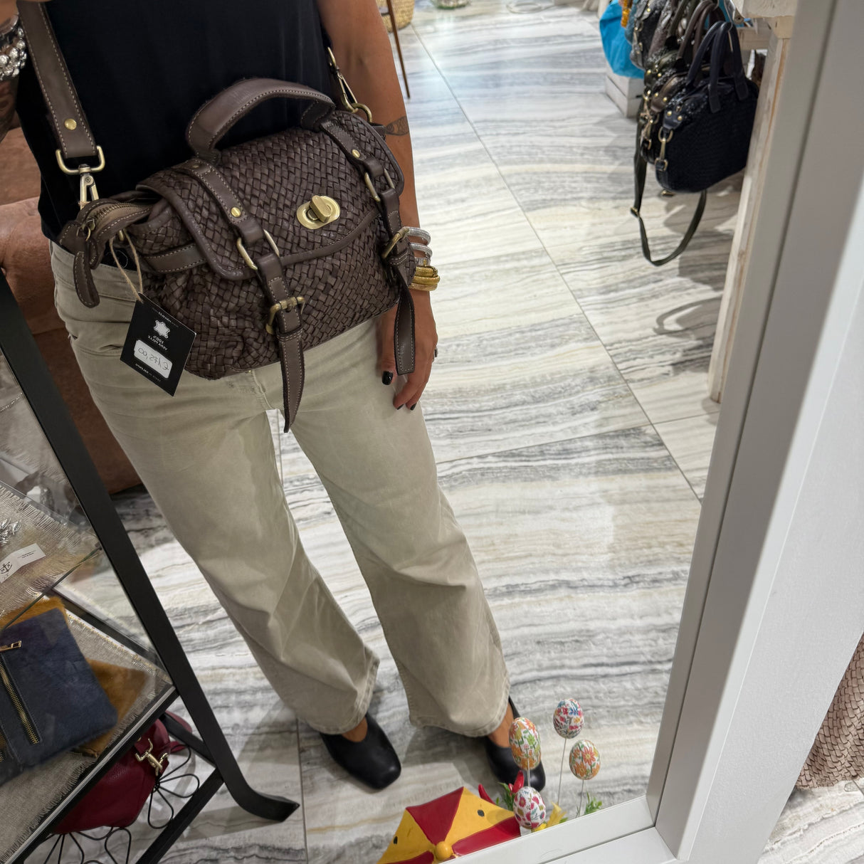 Borsa Dobby Taupe