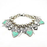 Bracciale Lucky Cuore Sacro Verde fiamma