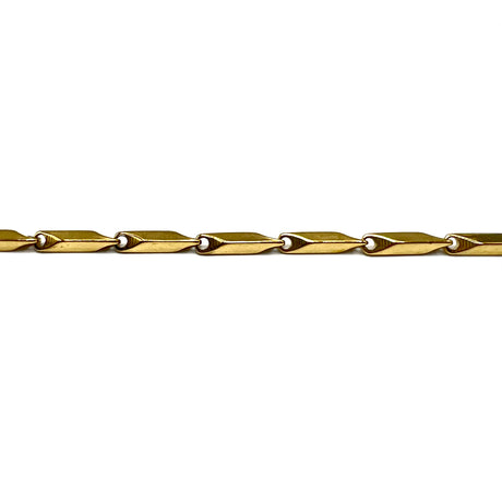 Bracciale Segmenti acciaio Dorato
