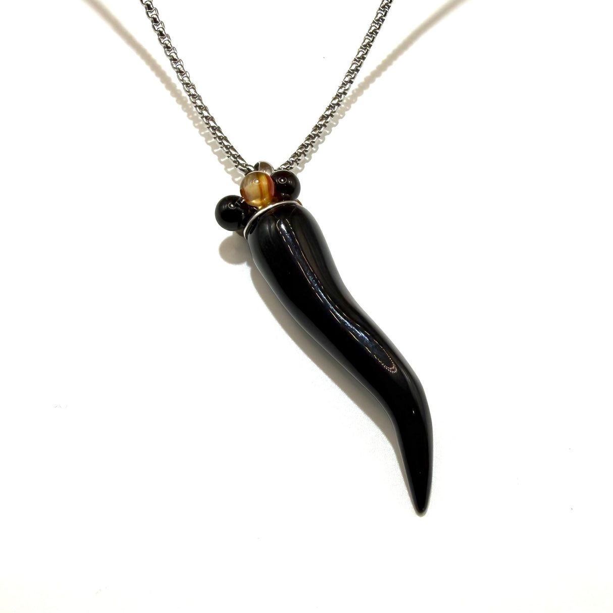 Collana Lucky Corno Nero