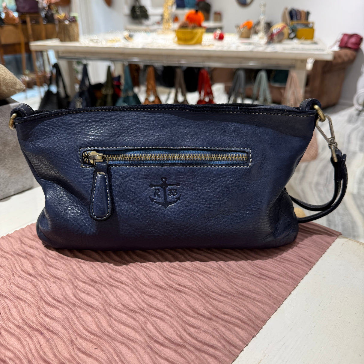 Pochette Intreccio Blu
