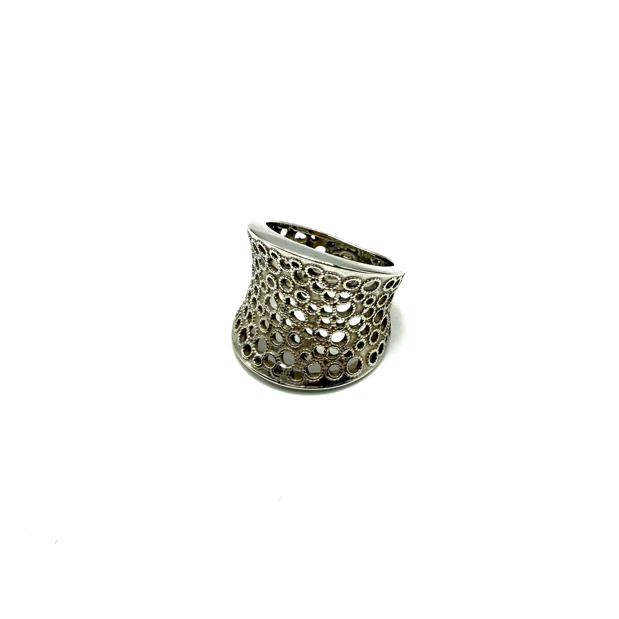 Anello Fascia Etrusca traforata Argento925