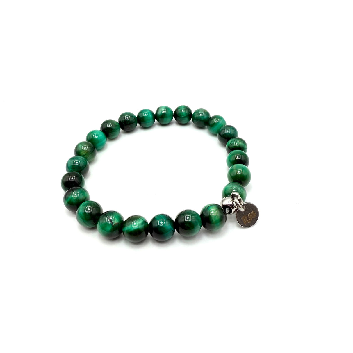Bracciale pietre Occhio di Tigre Verde