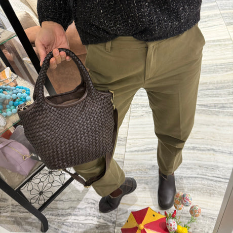 Borsa cestino Hermione small Testa di Moro