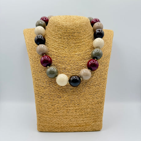 Collana sfere in Resina Multicolor 3