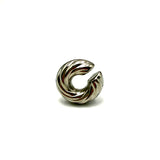 EAR CUFF TORCIONE ACCIAIO SILVER
