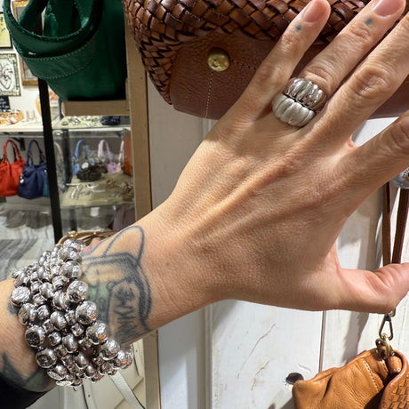 Coppia fasce Croissant Argento925