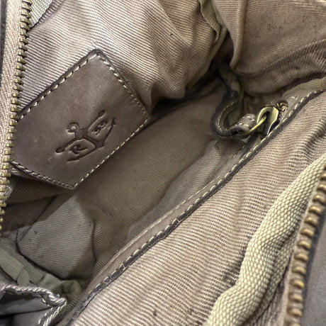 Borsa PIMMA intrecciata Taupe