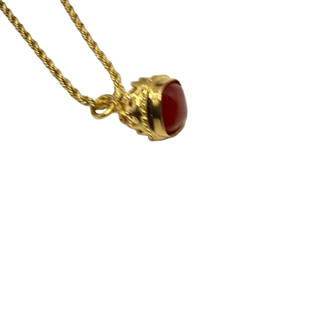 Collana Lanterna 6 Campana Corniola e Rana