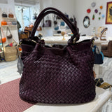 Borsa Intreccio Small Borgogna
