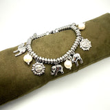 Bracciale Lucky Rainbow Cammello, Sole, Elefante