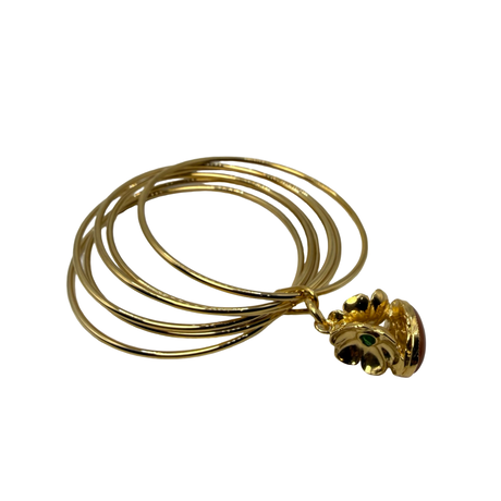 Bracciale 6 fili Lanterna Campana Fiore