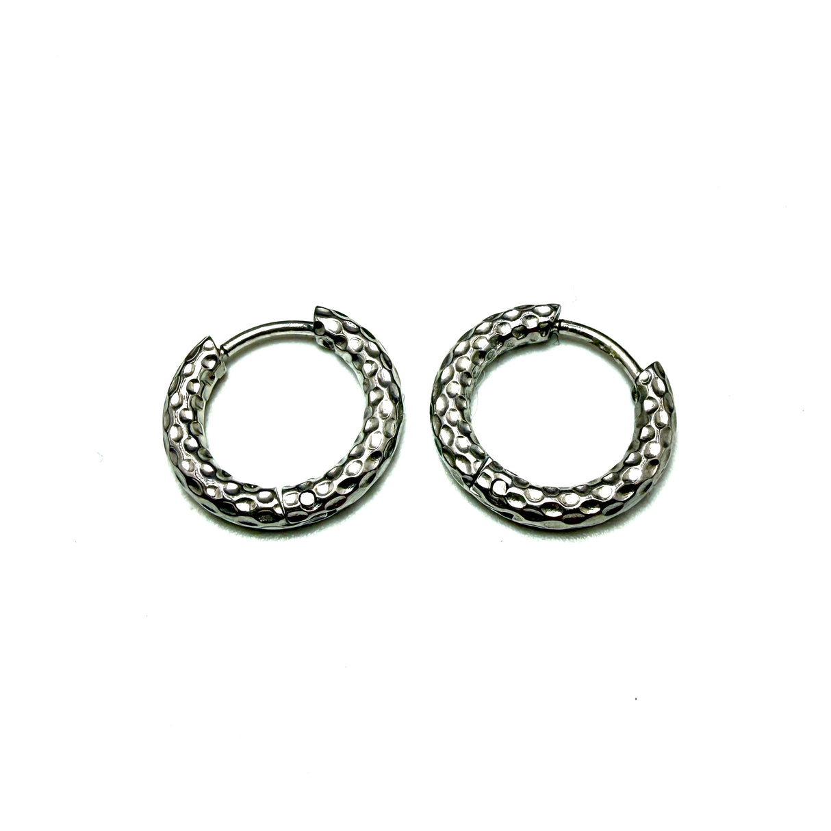 Cerchi martellati in acciaio inossidabile silver