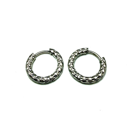 Cerchi martellati in acciaio inossidabile silver