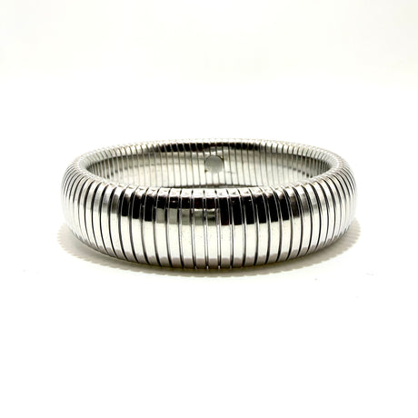 Bracciale Tubogas acciaio Silver 1.6 cm