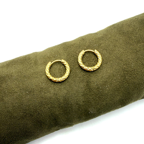 Cerchi martellati in acciaio inossidabile dorati