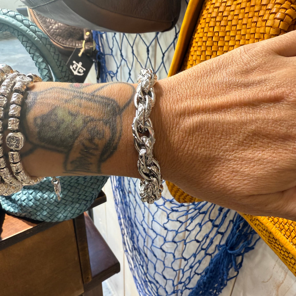 Bracciale Multifili rigata BIG