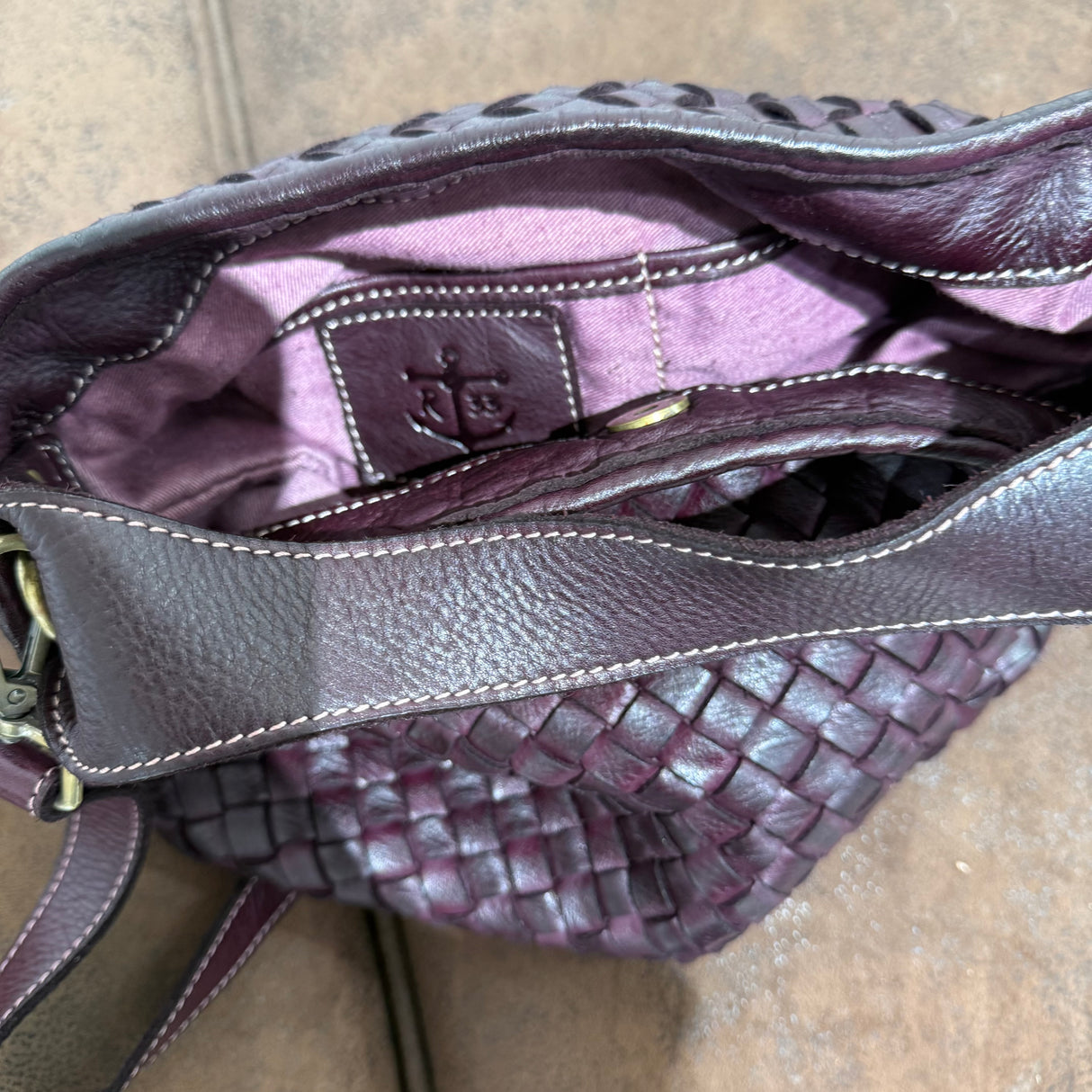 Borsa Mirtilla Big Borgogna