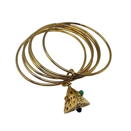 Bracciale 5 fili Lanterna Piramide