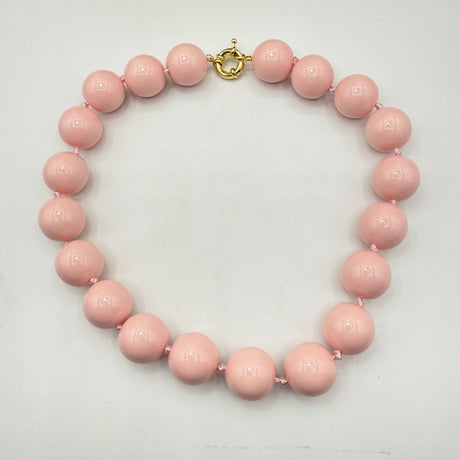 Collana sfere in Resina Pink Babol