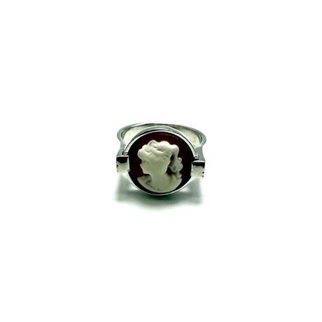 Anello Cammeo Brown Slim 2 Argento925