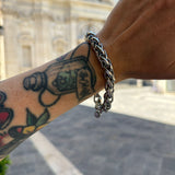 Bracciale Spiga Big Silver Acciaio inossidabile (Copia)
