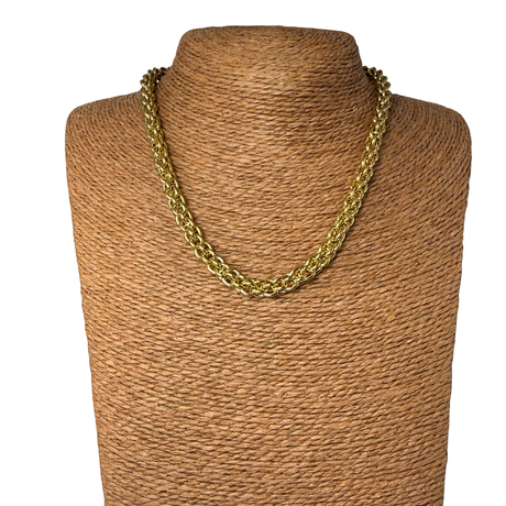 Collana Maglia Canestro Acciaio inossidabile Silver o gold