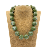 Collana sfere in Resina Verde Giada