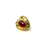 Charm Lanterna Cuore Corniola