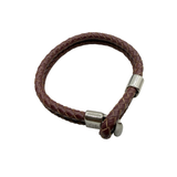 Bracciale Bitta in pelle Borgogna