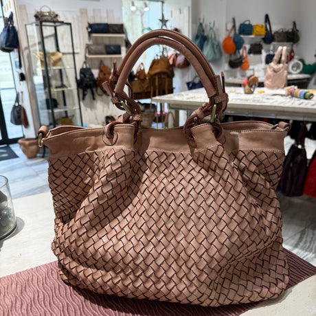 Borsa Intreccio Big Cipria