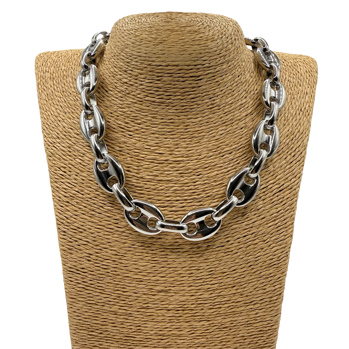 Collana Catena Marinara acciaio Big