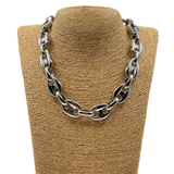Collana Catena Marinara acciaio Big