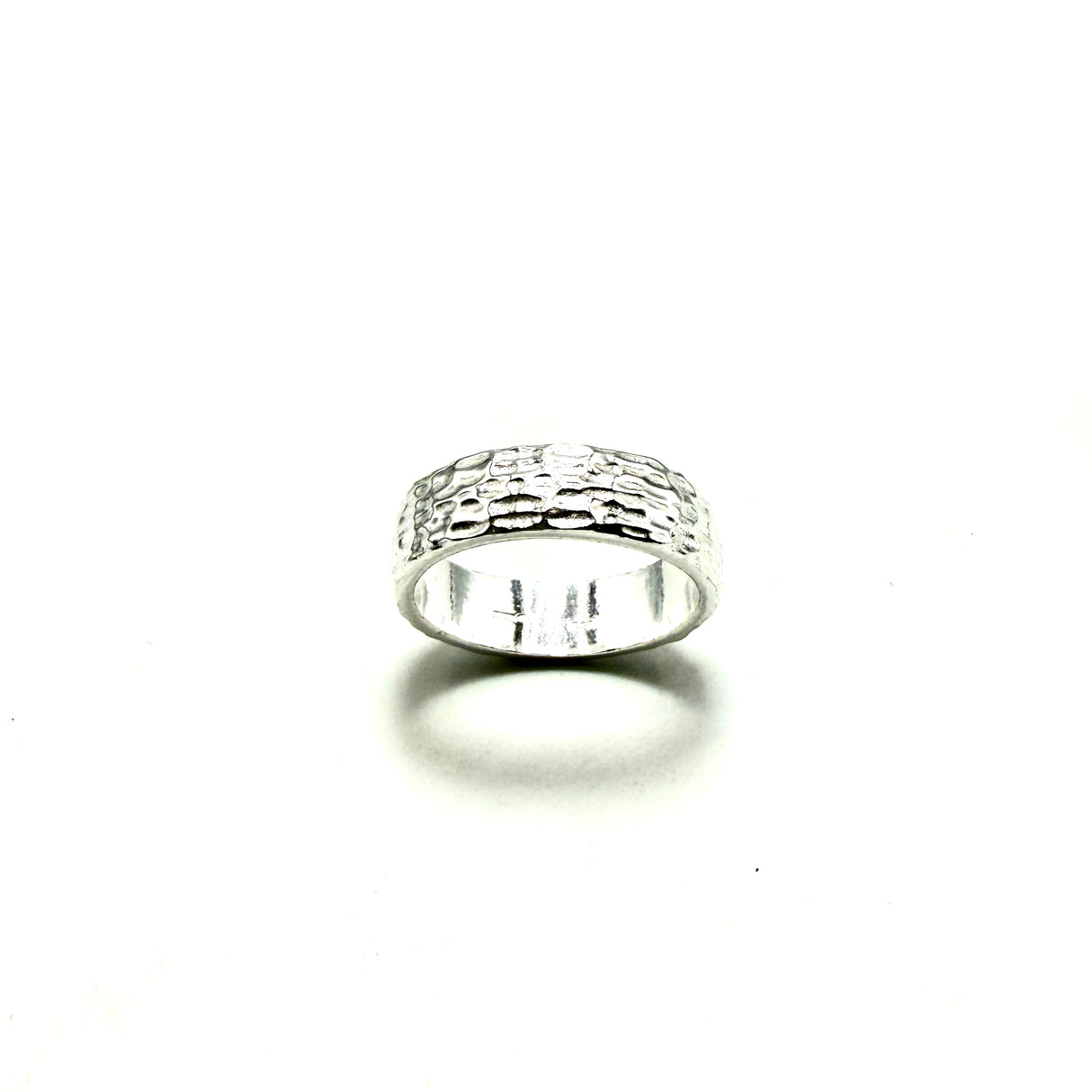 Coppia Fedi Martellate Argento925