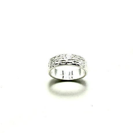 Coppia Fedi Martellate Argento925