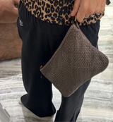 Pochette Intreccio Taupe