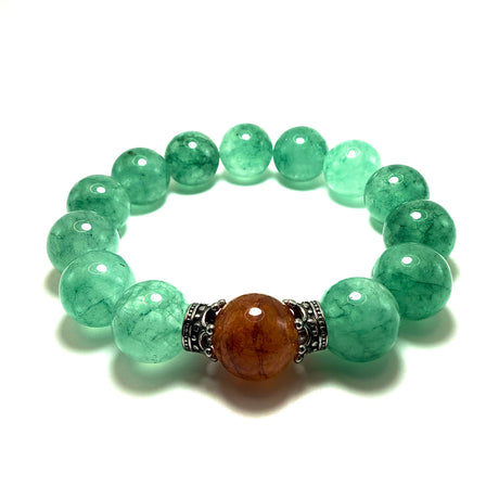 Bracciale Agata Verde e Corone