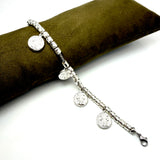 Bracciale pepite Small e Monete Argento925