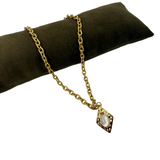 Collana Lanterna 9 Rombo Madreperla