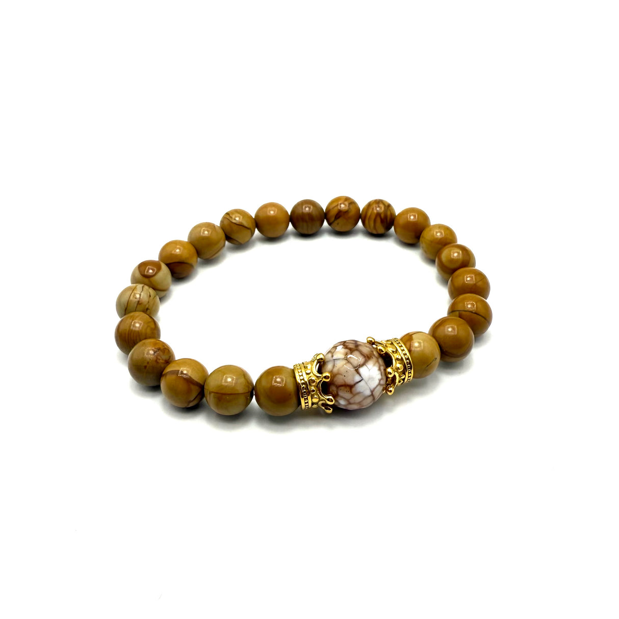 Bracciale Pietre Tormalina e Corone