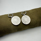 Orecchini Cerchio con moneta