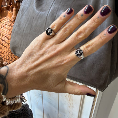 Anello Chevalier Cuore Sacro Argento925