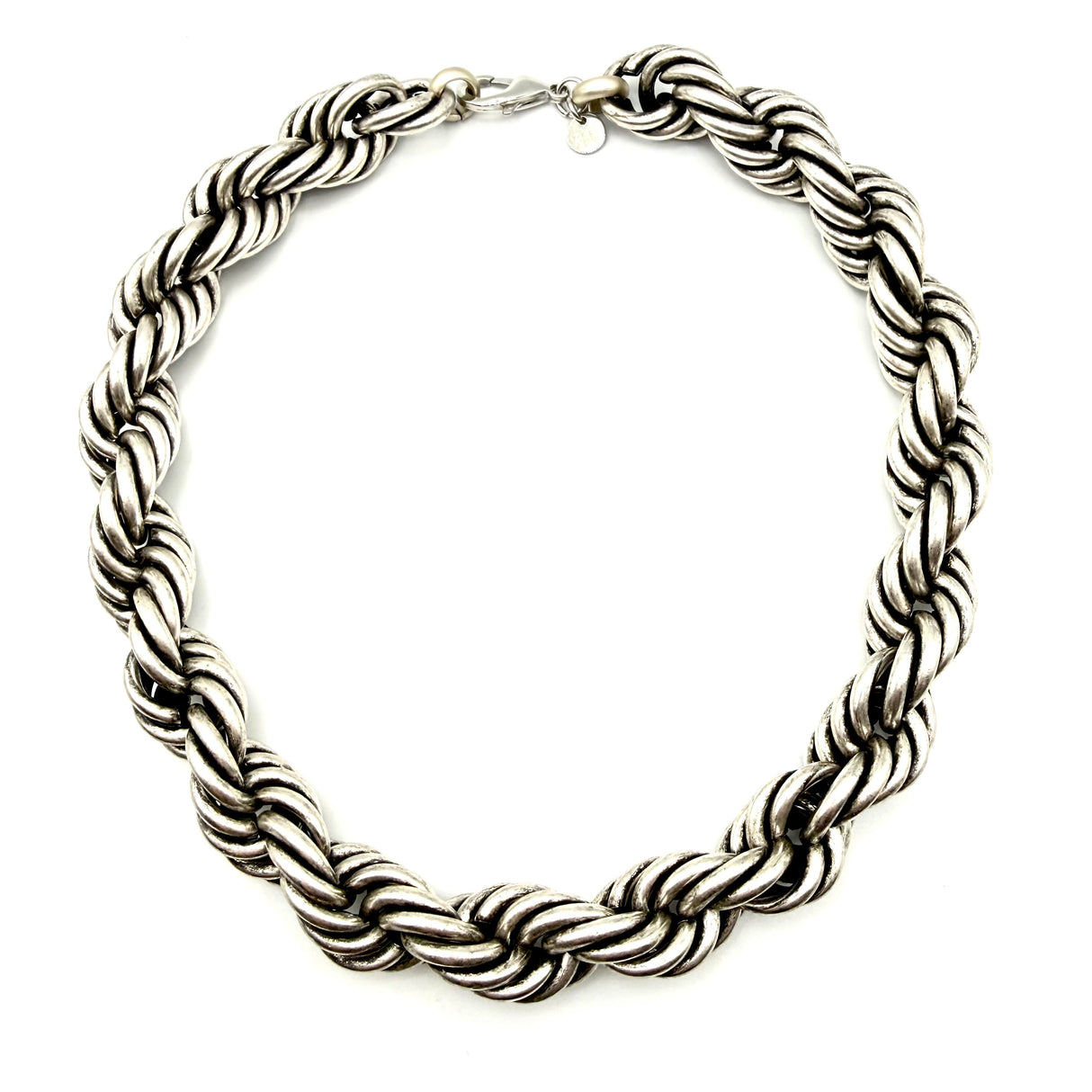 Collana Torcione Ottone Silver