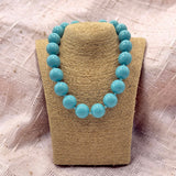 Collana sfere in Resina Turchese Scuro