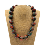 Collana sfere in Resina Multicolor Lunare